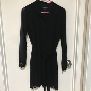 Banana Republic Tinsel Trim Tie Tunic